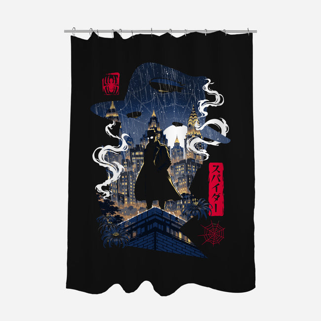 Spider PI-None-Polyester-Shower Curtain-Arinesart