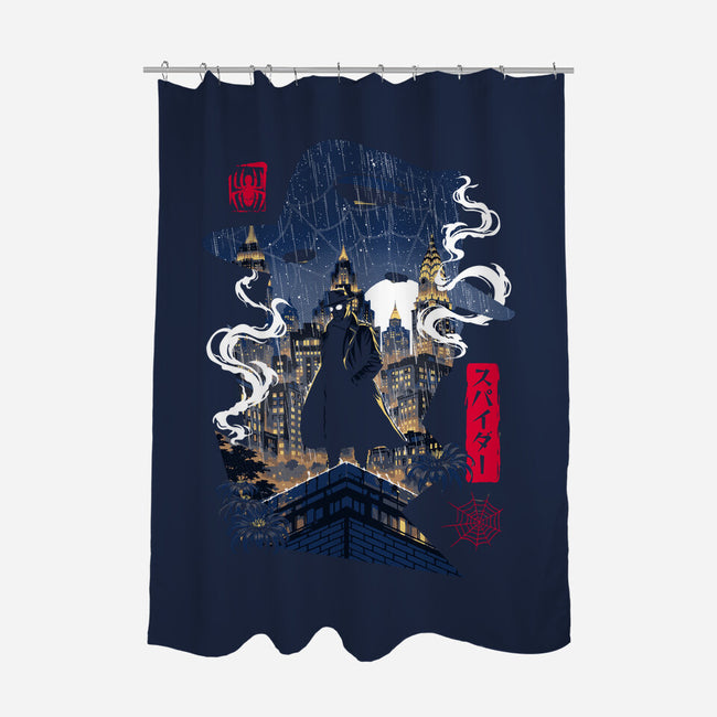 Spider PI-None-Polyester-Shower Curtain-Arinesart
