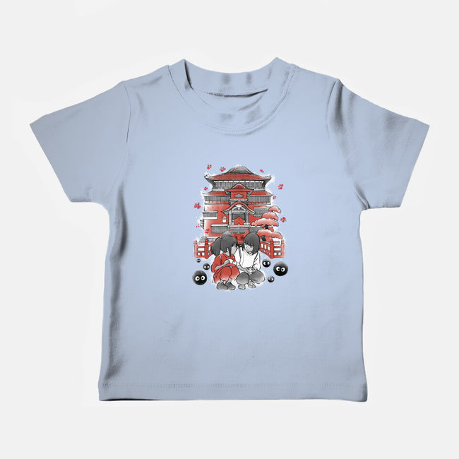 Dragon And The Dreamer Sumi-E-Baby-Basic-Tee-Astrobot Invention