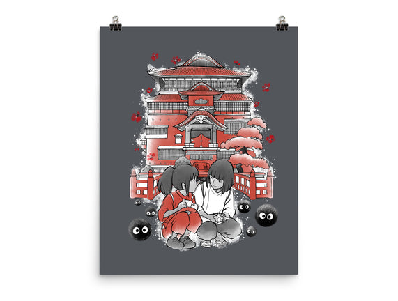 Dragon And The Dreamer Sumi-E