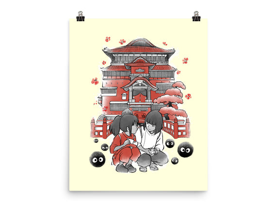 Dragon And The Dreamer Sumi-E