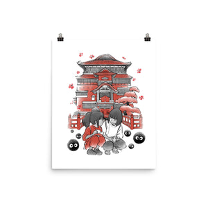 Dragon And The Dreamer Sumi-E
