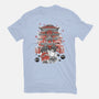 Dragon And The Dreamer Sumi-E-Womens-Fitted-Tee-Astrobot Invention