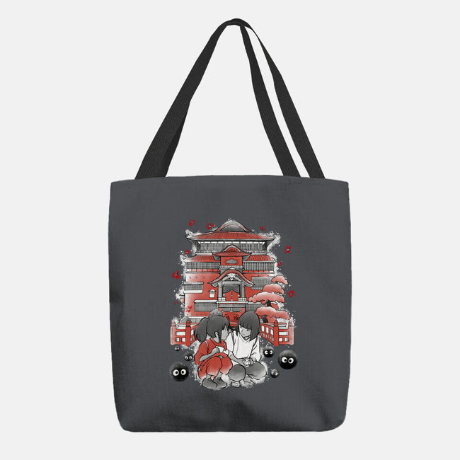 Dragon And The Dreamer Sumi-E-None-Basic Tote-Bag-Astrobot Invention
