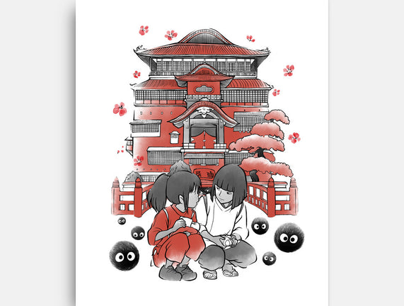 Dragon And The Dreamer Sumi-E