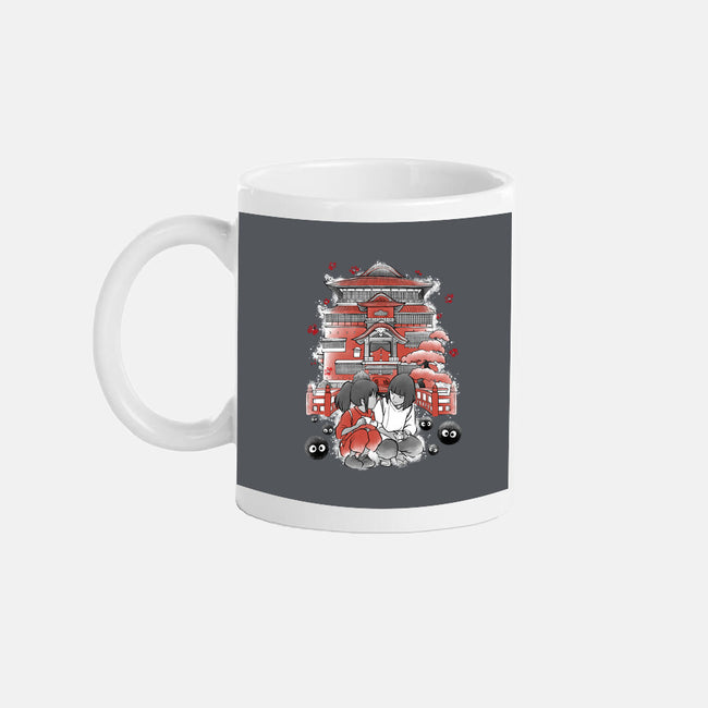 Dragon And The Dreamer Sumi-E-None-Mug-Drinkware-Astrobot Invention