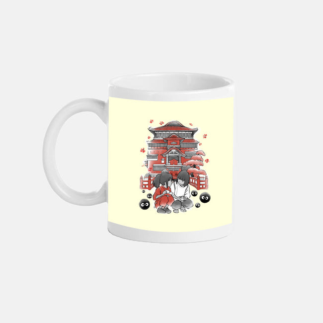 Dragon And The Dreamer Sumi-E-None-Mug-Drinkware-Astrobot Invention