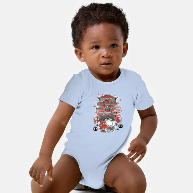 Dragon And The Dreamer Sumi-E-Baby-Basic-Onesie-Astrobot Invention