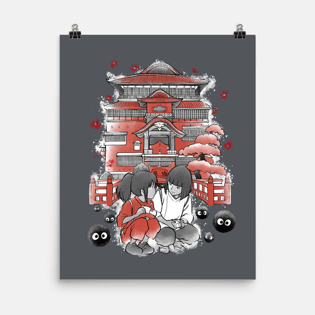 Dragon And The Dreamer Sumi-E-None-Matte-Poster-Astrobot Invention