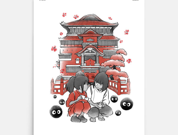 Dragon And The Dreamer Sumi-E