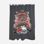 Dragon And The Dreamer Sumi-E-None-Polyester-Shower Curtain-Astrobot Invention
