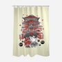 Dragon And The Dreamer Sumi-E-None-Polyester-Shower Curtain-Astrobot Invention