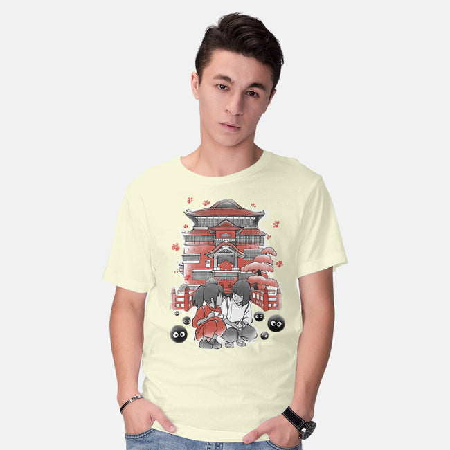 Dragon And The Dreamer Sumi-E-Mens-Basic-Tee-Astrobot Invention