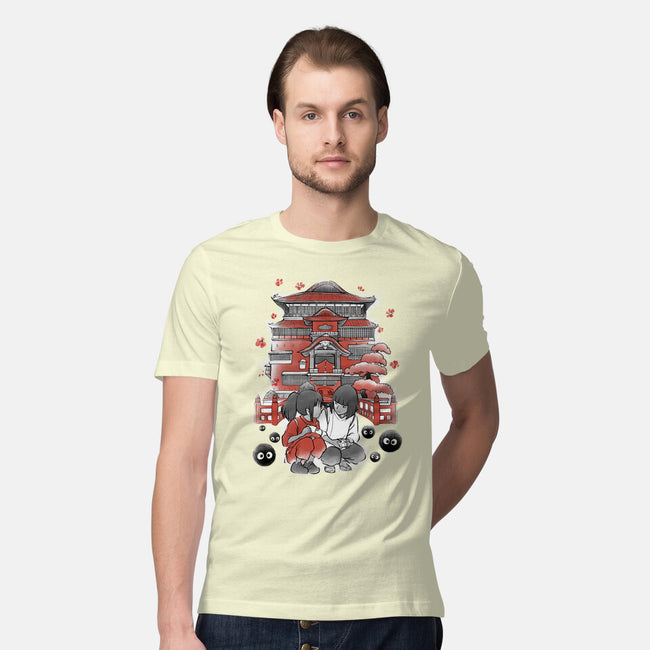 Dragon And The Dreamer Sumi-E-Mens-Premium-Tee-Astrobot Invention