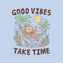 Good Vibes Take Time-Baby-Basic-Onesie-GODZILLARGE