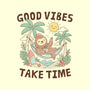 Good Vibes Take Time-Unisex-Basic-Tank-GODZILLARGE