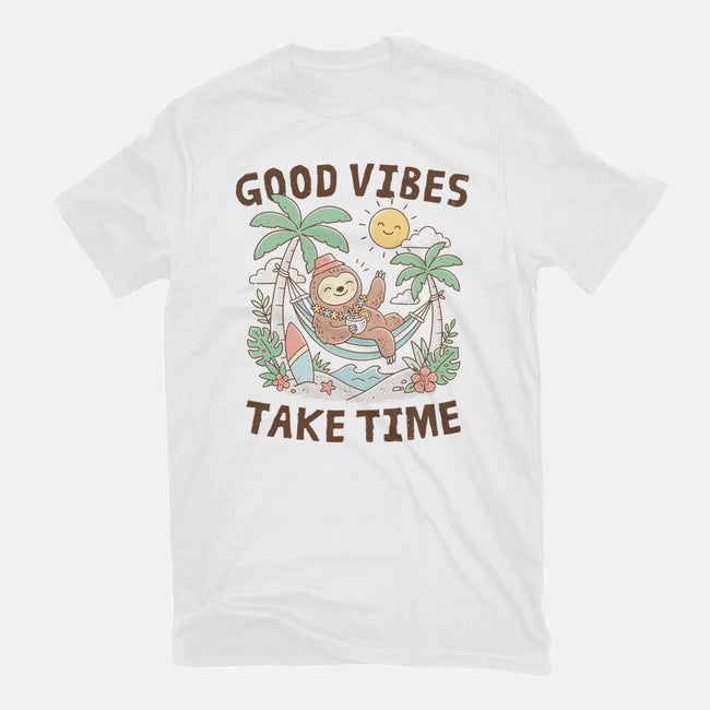 Good Vibes Take Time-Youth-Basic-Tee-GODZILLARGE