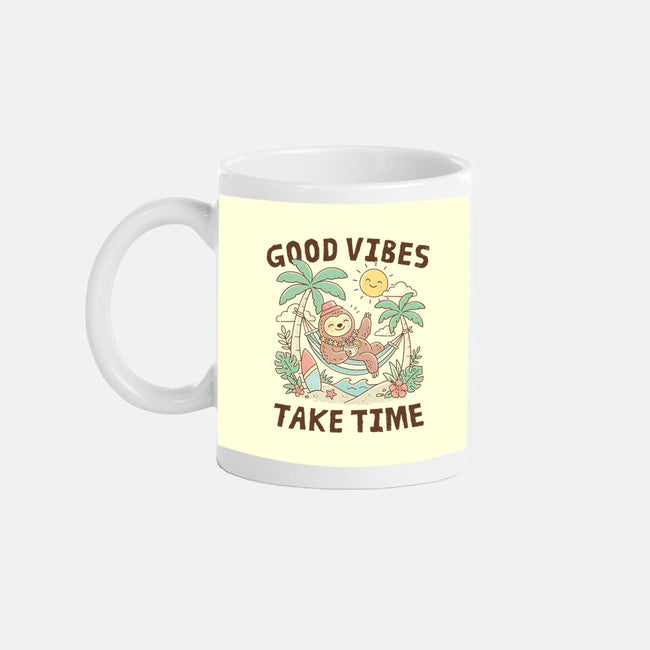 Good Vibes Take Time-None-Mug-Drinkware-GODZILLARGE