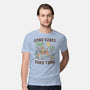 Good Vibes Take Time-Mens-Premium-Tee-GODZILLARGE