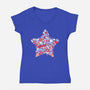 A Murican Doodle-Womens-V-Neck-Tee-krisren28