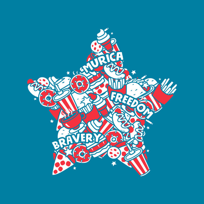 A Murican Doodle-None-Glossy-Sticker-krisren28