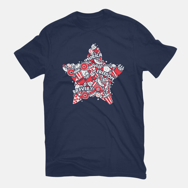 A Murican Doodle-Womens-Basic-Tee-krisren28
