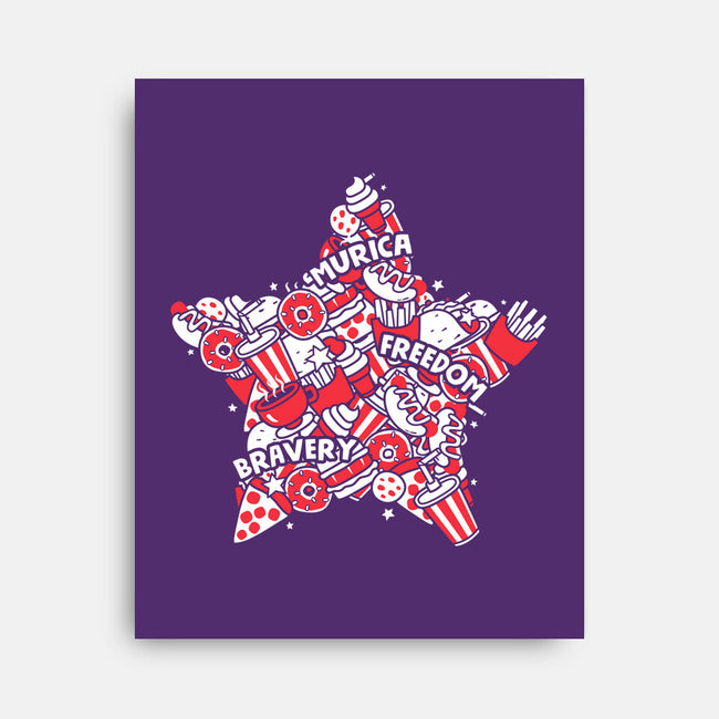 A Murican Doodle-None-Stretched-Canvas-krisren28