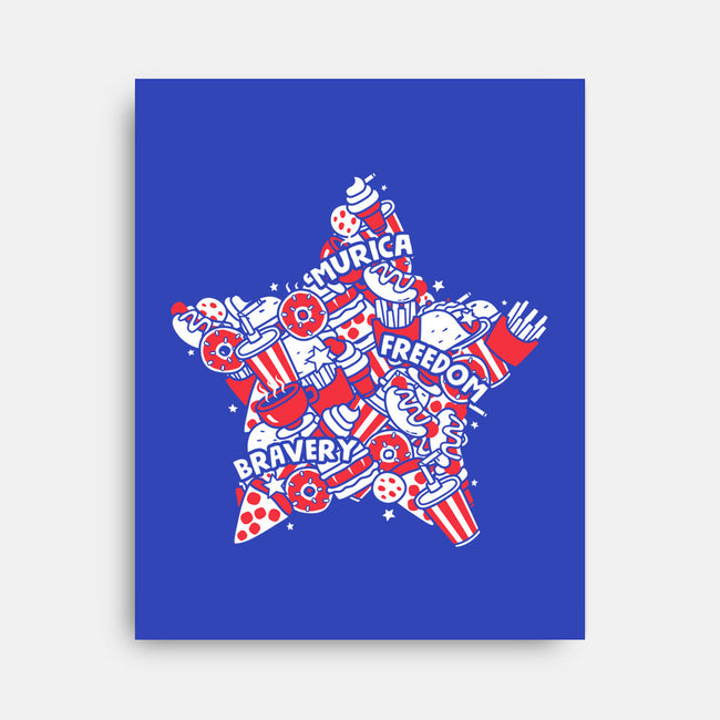 A Murican Doodle-None-Stretched-Canvas-krisren28