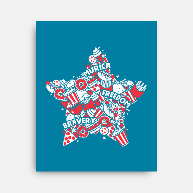 A Murican Doodle-None-Stretched-Canvas-krisren28