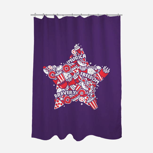A Murican Doodle-None-Polyester-Shower Curtain-krisren28
