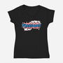 Freedom Stars And Stripes-Womens-V-Neck-Tee-krisren28