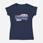 Freedom Stars And Stripes-Womens-V-Neck-Tee-krisren28
