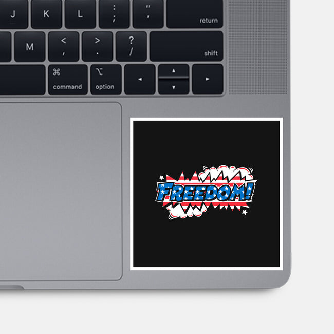 Freedom Stars And Stripes-None-Glossy-Sticker-krisren28