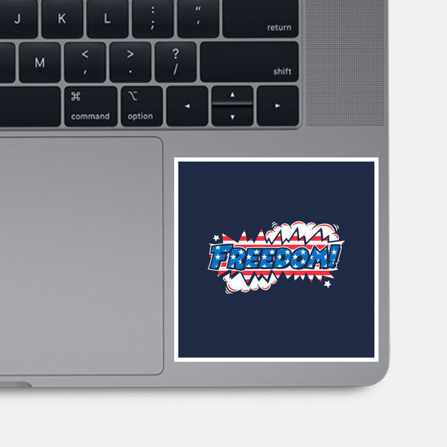 Freedom Stars And Stripes-None-Glossy-Sticker-krisren28