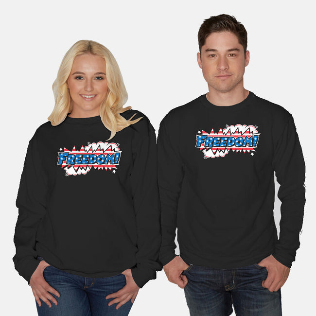 Freedom Stars And Stripes-Unisex-Crew Neck-Sweatshirt-krisren28