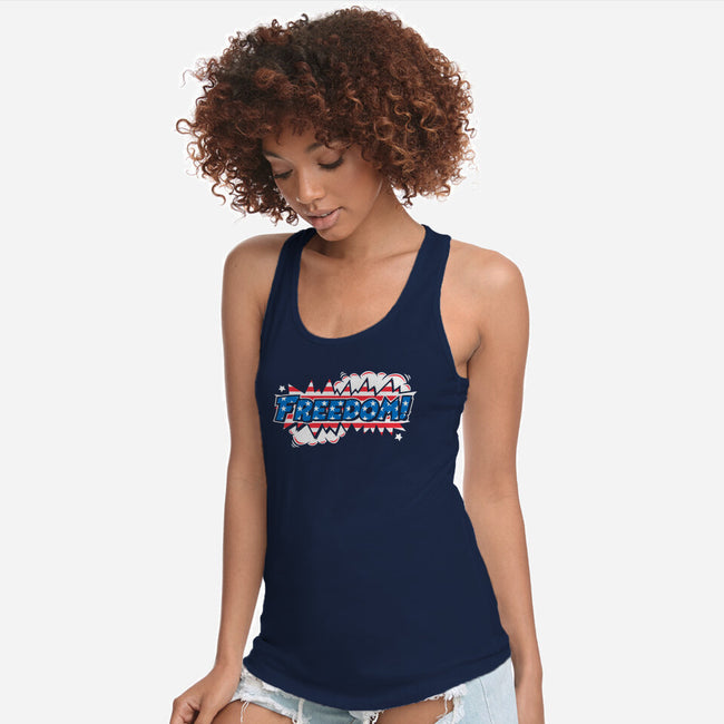 Freedom Stars And Stripes-Womens-Racerback-Tank-krisren28