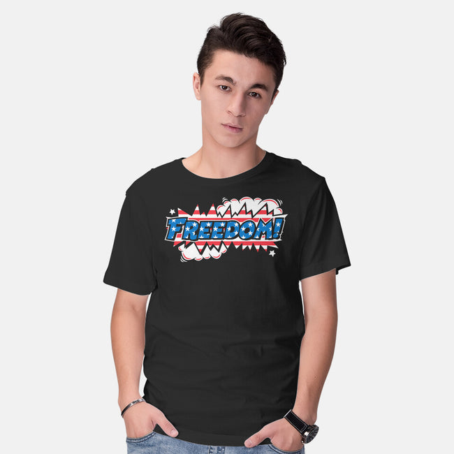 Freedom Stars And Stripes-Mens-Basic-Tee-krisren28