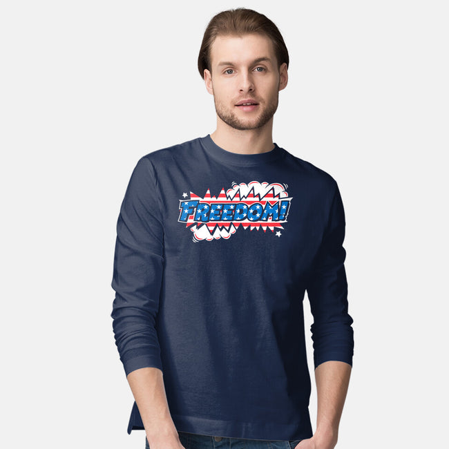 Freedom Stars And Stripes-Mens-Long Sleeved-Tee-krisren28