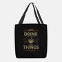 First Drink The Coffee-None-Basic Tote-Bag-Angoes25
