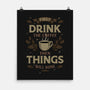 First Drink The Coffee-None-Matte-Poster-Angoes25