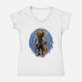 Quest Of The Fantastic Thief-Womens-V-Neck-Tee-glitchygorilla
