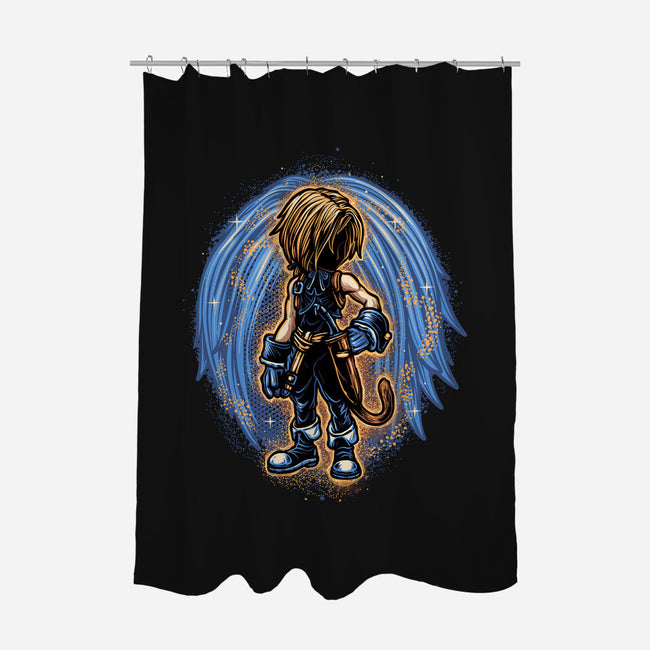 Quest Of The Fantastic Thief-None-Polyester-Shower Curtain-glitchygorilla