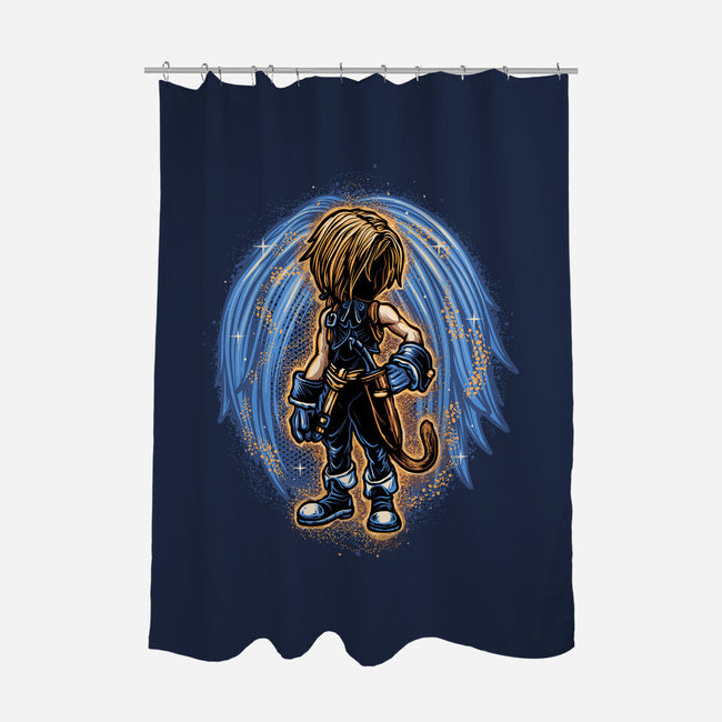 Quest Of The Fantastic Thief-None-Polyester-Shower Curtain-glitchygorilla