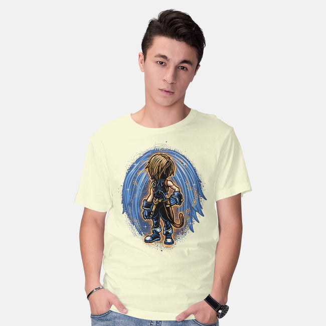 Quest Of The Fantastic Thief-Mens-Basic-Tee-glitchygorilla