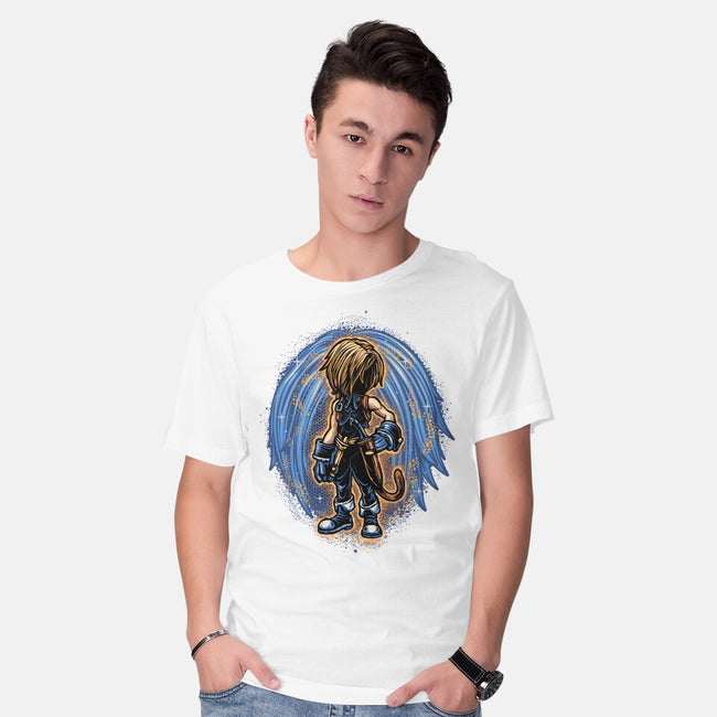 Quest Of The Fantastic Thief-Mens-Basic-Tee-glitchygorilla