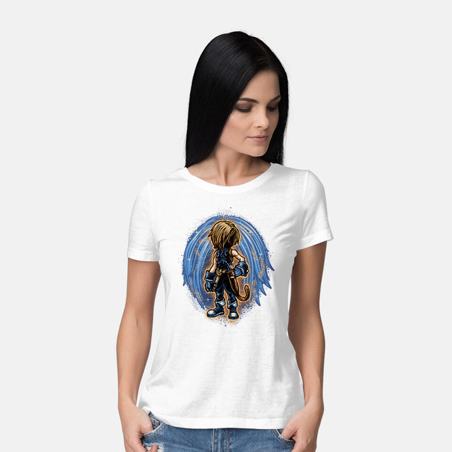 Quest Of The Fantastic Thief-Womens-Basic-Tee-glitchygorilla
