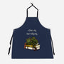 A Book A Day Keeps Reality Away-Unisex-Kitchen-Apron-Mattania