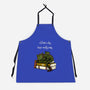 A Book A Day Keeps Reality Away-Unisex-Kitchen-Apron-Mattania
