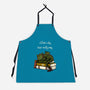 A Book A Day Keeps Reality Away-Unisex-Kitchen-Apron-Mattania