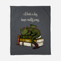 A Book A Day Keeps Reality Away-None-Fleece-Blanket-Mattania